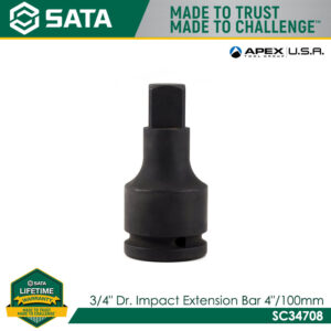 SATA 3/4" Dr. Impact Extension Bar