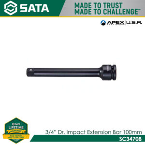 SATA 3/4" Dr. Impact Extension Bar