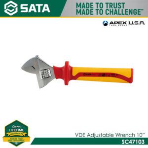 SATA SC47103 VDE Adjustable Wrench 10"