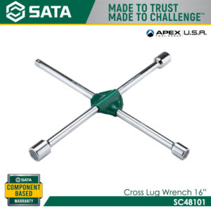 SATA SC48101 Cross Lug Wrench 16"