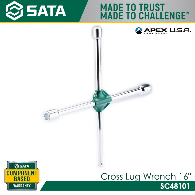 SATA SC48101 Cross Lug Wrench 16" - Image 2