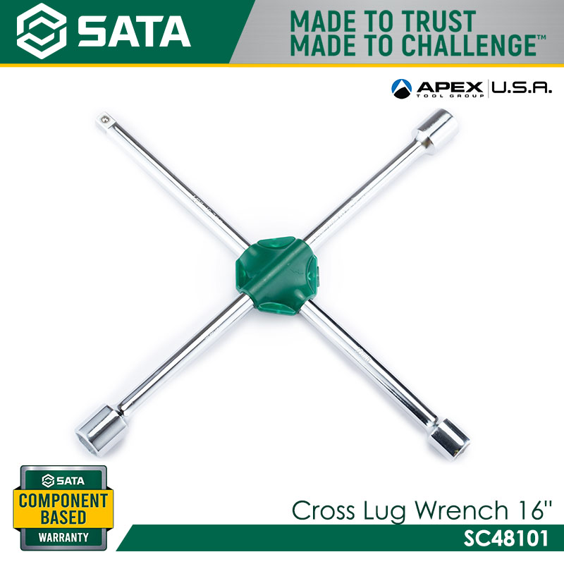 SATA SC48101 Cross Lug Wrench 16" - Image 3