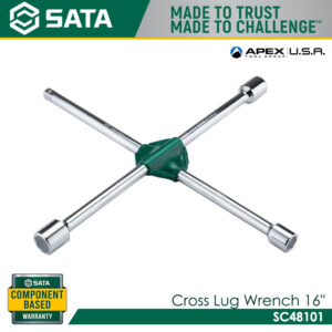 SATA SC48101 Cross Lug Wrench 16"