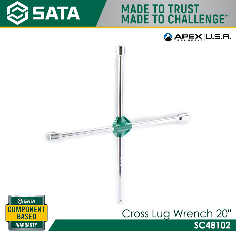SATA SC48102 Cross Lug Wrench 20" - Image 2