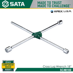 SATA SC48102 Cross Lug Wrench 18"