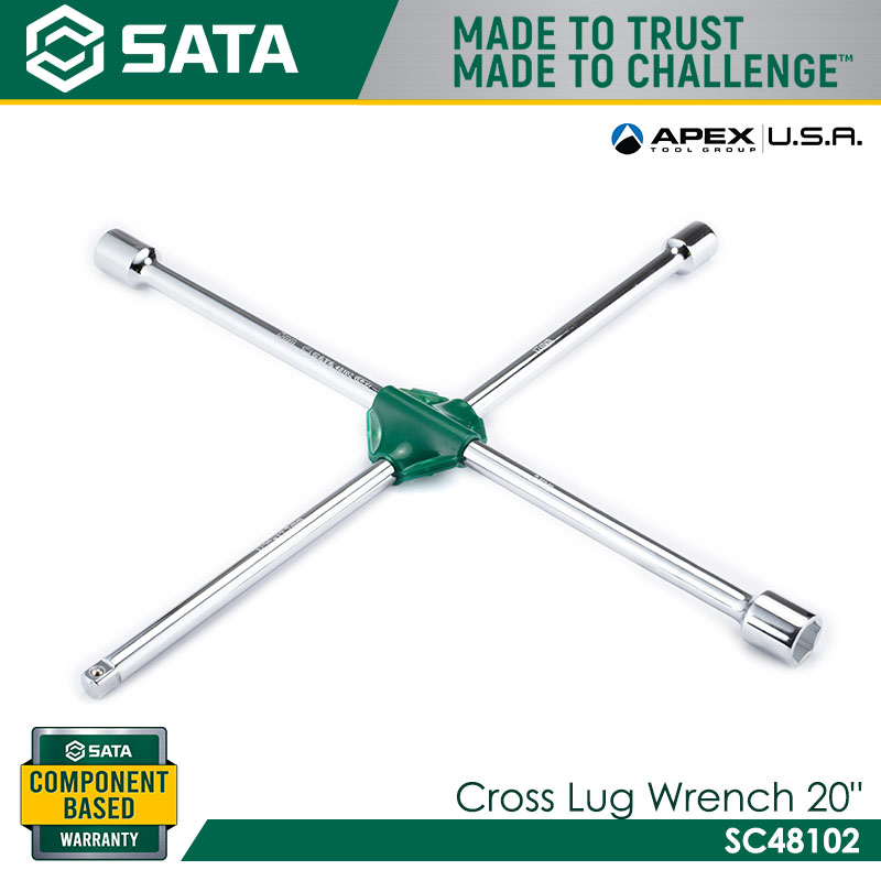SATA SC48102 Cross Lug Wrench 20" - Image 3