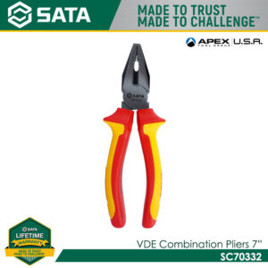 SATA SC70332 VDE Combination Pliers 7"