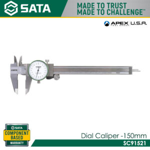 SATA SC91521 Dial Caliper 0-150mm