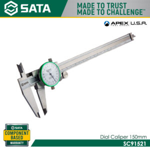 SATA SC91521 Dial Caliper 0-150mm