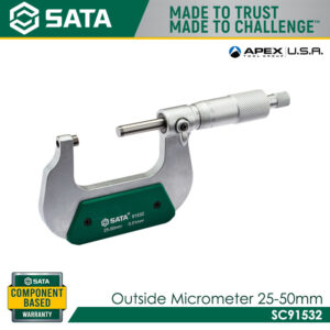 SATA SC91532 Outside Micrometer 25-50mm