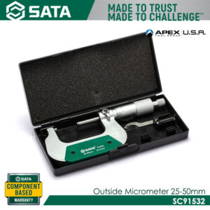 SATA SC91532 Outside Micrometer 25-50mm