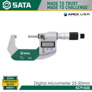 SATA SC91535 Digital Micrometer 25-50mm