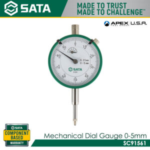 SATA SC91561 Mechanical Dial Gauge 0-5mm