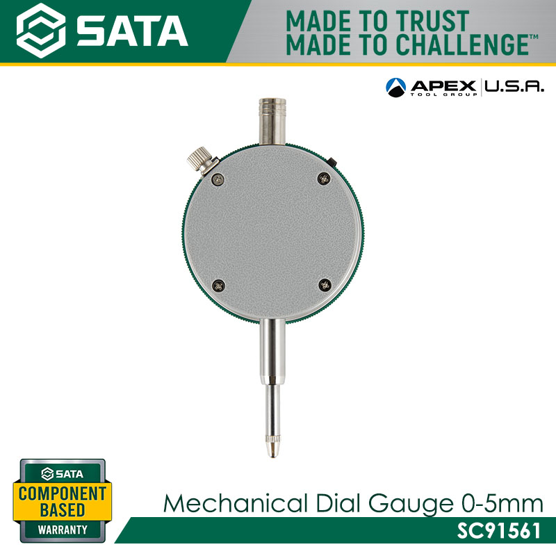 SATA SC91561 Mechanical Dial Gauge 0-5mm - Image 3