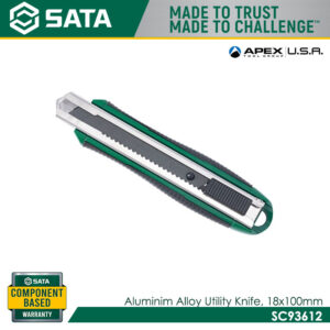 SATA SC93612 Aluminum Heavy Box Cutter 18x100mm