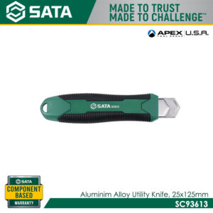SATA SC93613 Aluminum Heavy Box Cutter 25x125mm