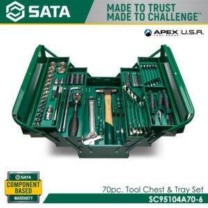 SATA SC95104A70-6 70pc. Tool Chest & Tray Set