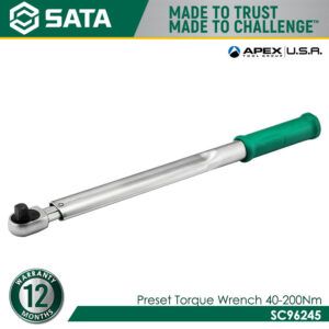 SATA SC96245 Preset Torque Wrench 40-200N.m