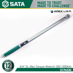 SATA SC96530 3/4" Dr. Electronic Torque Wrench 200-1000N.m