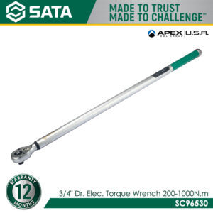 SATA SC96530 3/4" Dr. Elec. Torque Wrench 200-1000N.m