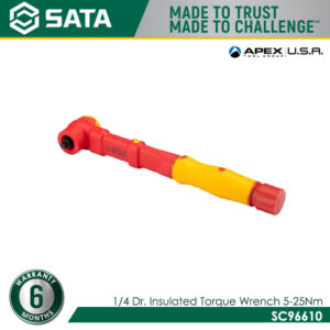 SATA SC96610 1/4" Dr. Insulated Torque Wrench 5-25N.m
