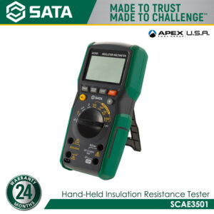 SATA SCAE3501 Hand-Held Insulation Resistance Tester