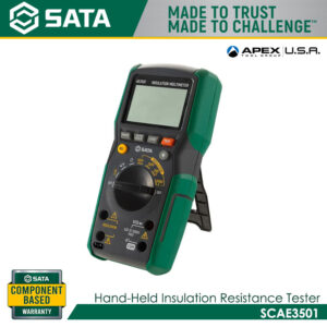 SATA SCAE3501 Hand-held Insulation Resistance Tester
