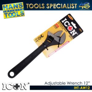 ICON IHT-AW12 Adjustable Wrench 12"