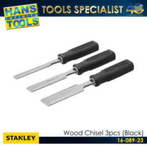 Stanley 16-089-23 Wood Chisel Set 3pcs (Black)
