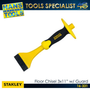 Stanley 16-331 Floor Chisel 3x11" with Guard