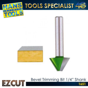EZ CUT 1651 Bevel Trimming Bits 1/4" Shank
