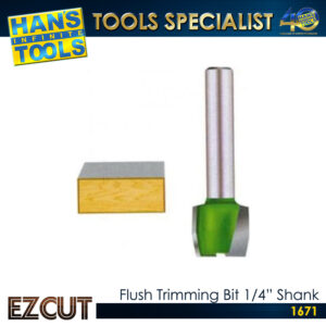 EZ CUT 1671 Flush Trimming Bit 1/4" Shank