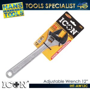 ICON IHT-AW12C Adjustable Wrench 12"