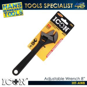 ICON IHT-AW8 Adjustable Wrench 8"