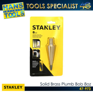 Stanley 47-973 Solid Brass Plumb Bob 8oz