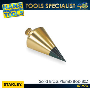 Stanley 47-973 Solid Brass Plumb BOB 80Z