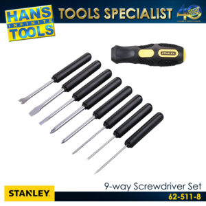 Stanley 62511-8 9-way Screwdriver Set