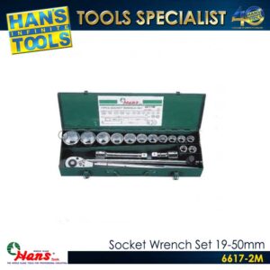 Hans 6617-2M Socket Wrench Set 17PCS 19-50mm