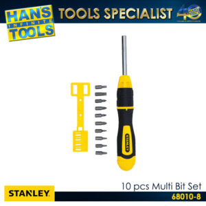 Stanley 68010-8 10pcs Multi Bit S/D Set