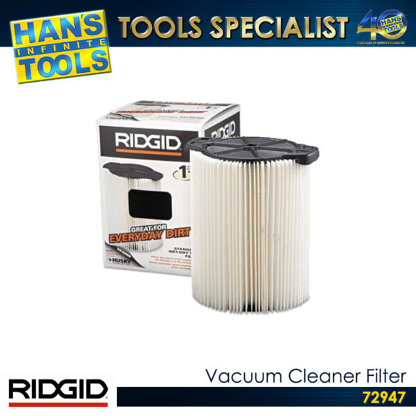 Ridgid 72947 Vacuum Cleaner Filter - HANS INFINITE TOOLS