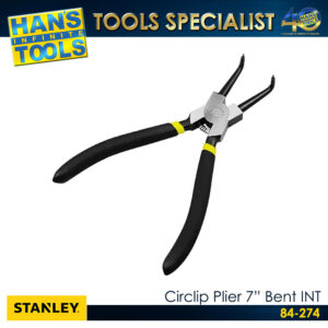 Stanley 84-274 Circlip Plier 7" BENT INT