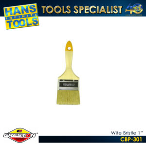 Creston Paint Brush 100% White Bristle