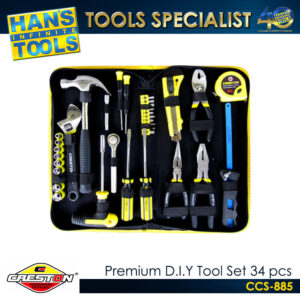 Creston Premium D.I.Y. Tool Set - 34 pcs