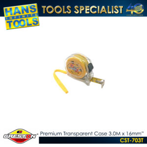 Creston Measuring Tape Premium Transparent Case