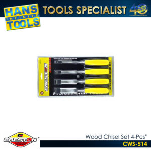 Creston CWS-514 Wood Chisel Set 4 Pcs 1/4|1/2|3/4|1