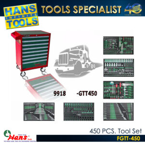 Hans FGTT-450 450PCS. Tool Set
