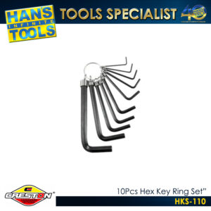 Creston HKS-110 10Pcs Hex Key Ring Set
