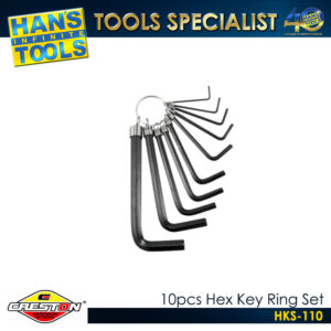 Creston HKS-110 10Pcs Hex Key Ring Set