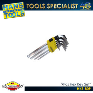Creston HKS-809 9Pcs Hex Key Set