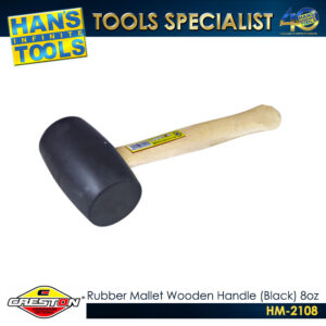 Creston Rubber Mallet Wooden Handle ( Black)